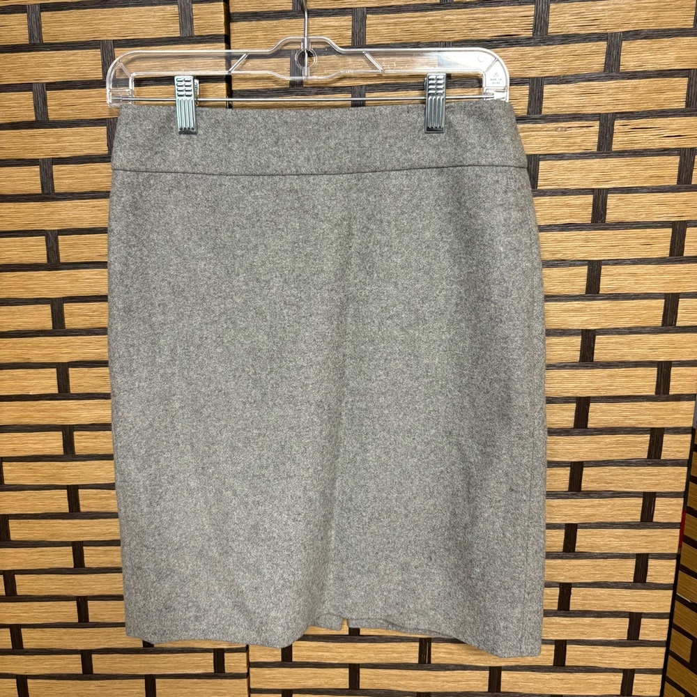 J. Crew Gray Wool Blend Skirt‎ Size 0